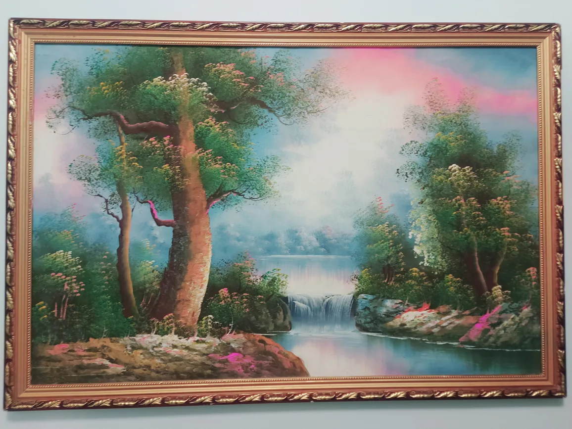 Framed Landscape Oil Painting thumbnail