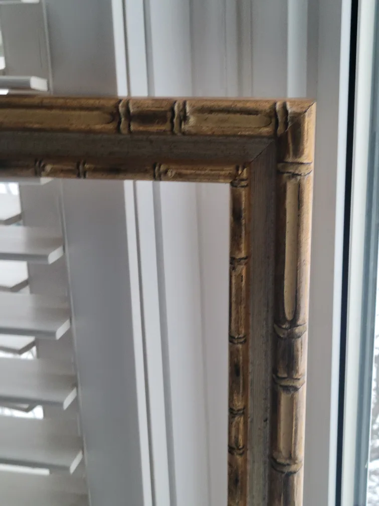 vintage Gold Bamboo Style Picture Frame image indicator(2)