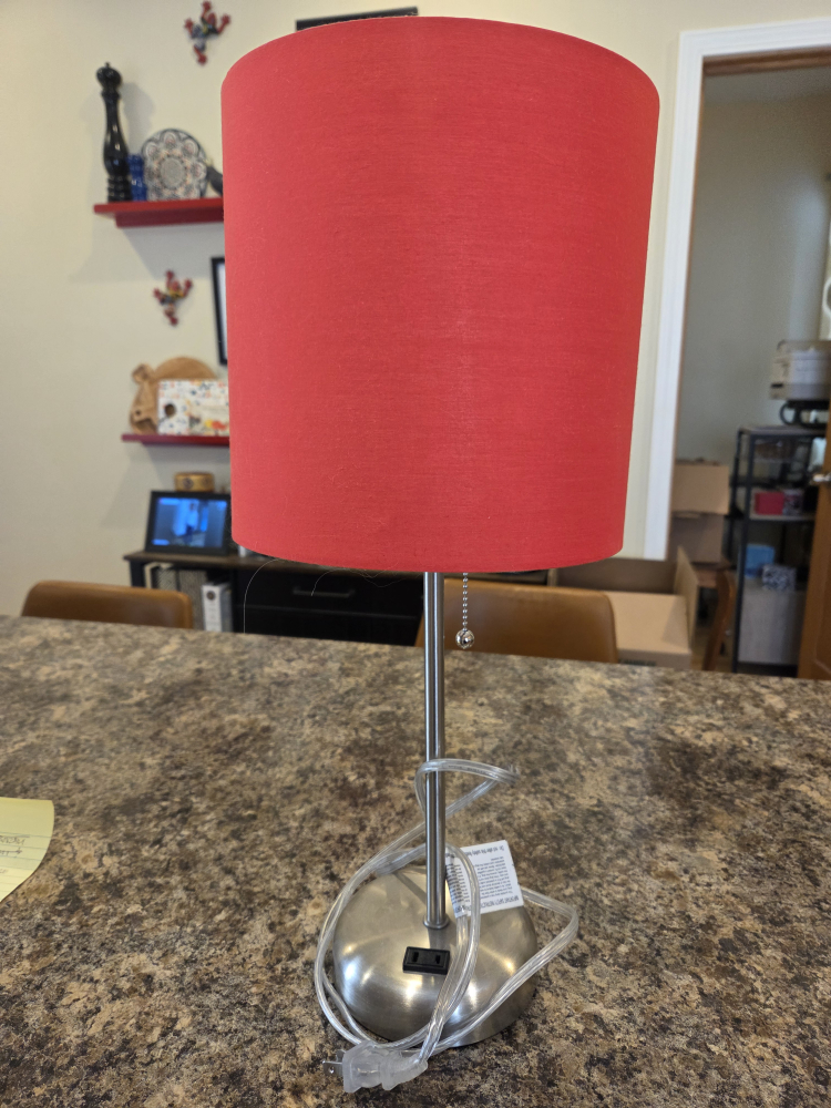 Red Table Lamp
