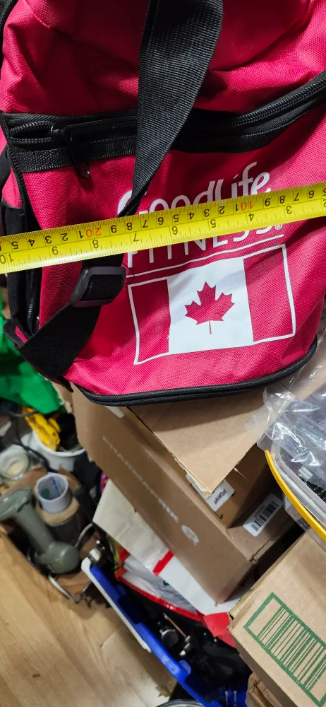 GoodLife Fitness Gym Bag - Red & Black. price firm image indicator(6)