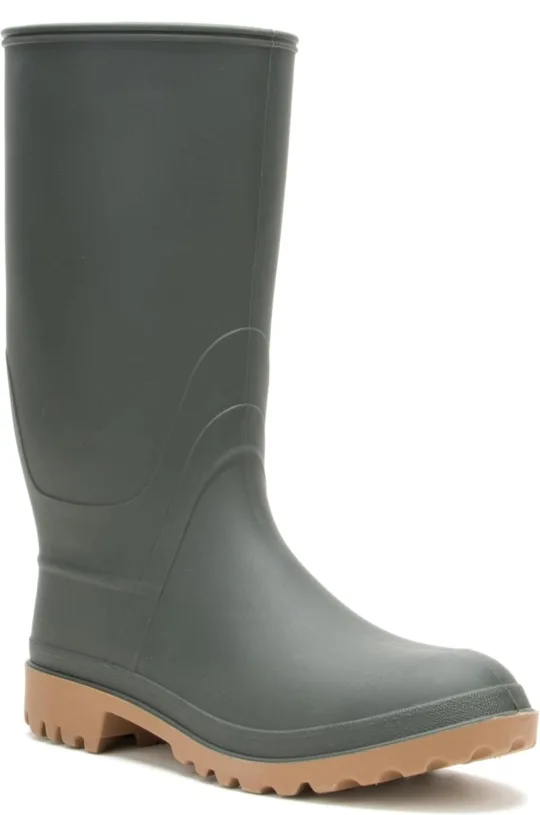 Green Rubber Rain Boots thumbnail