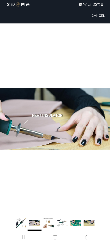 WINONS Hot Knife Plastic Cutter Tool with Temperature Control - photo 3