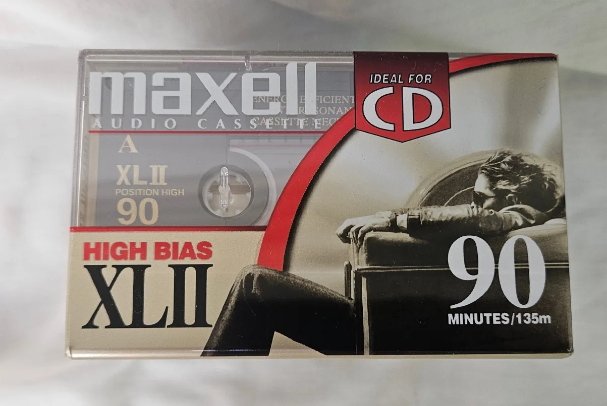 New Maxell Audio Cassette XLII 90 Min Sealed thumbnail
