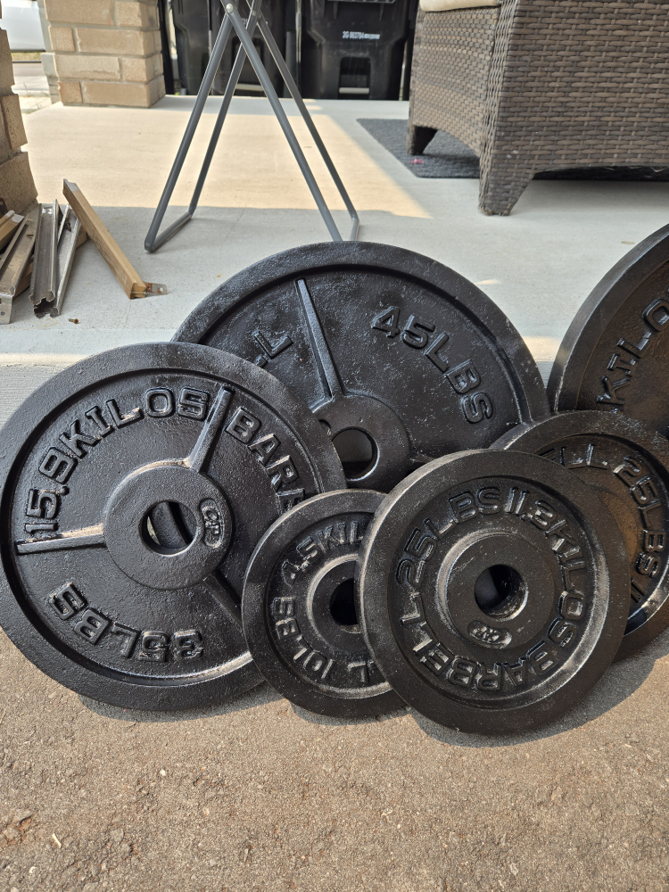Olympic Barbell Weight Plates Set - photo 3