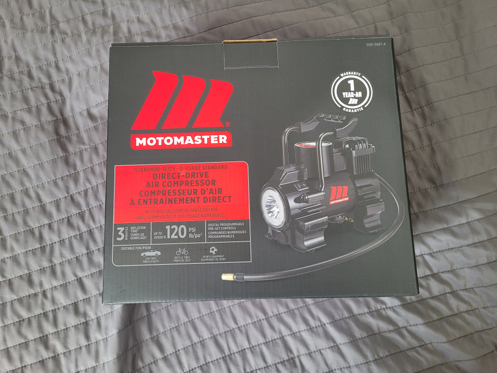MotoMaster Direct-Drive Air Compressor - New in Box!