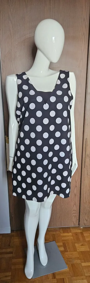 Polka Dot Sleeveless Dress thumbnail