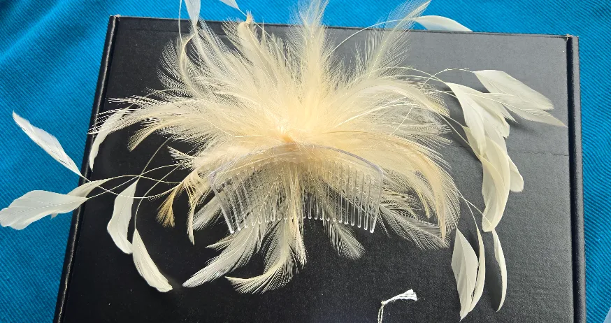 Marius Henderson Feather Fascinator Headpiece image indicator(6)