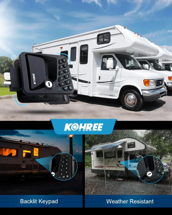 RV Door Lock Keyless Entry BNIB image indicator(4)