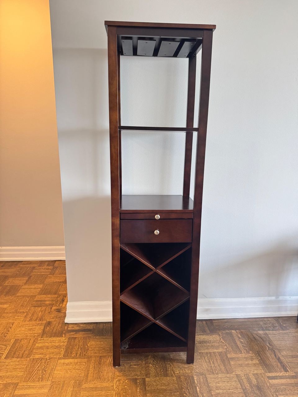 Bar Shelf Cabinet with drawer