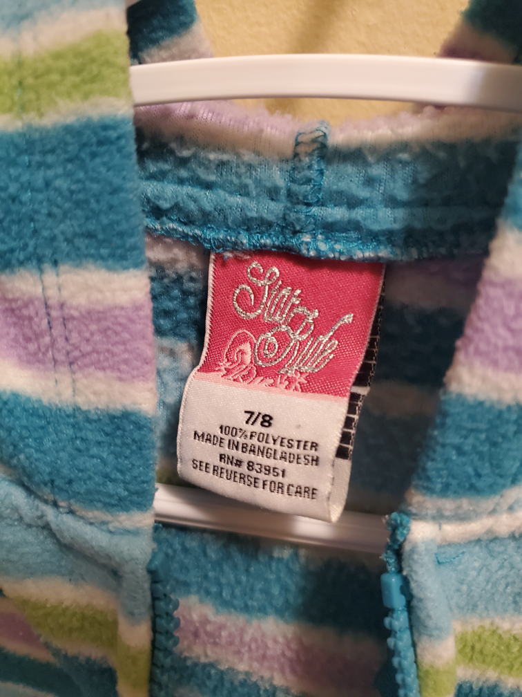 Slitz Rule Girl's Fleece Hoodie - Size 7/8 - photo 2