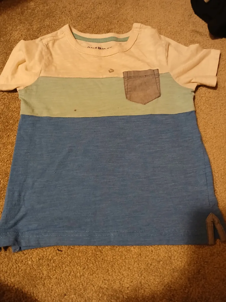 Child of Mine Blue Striped T-Shirt thumbnail