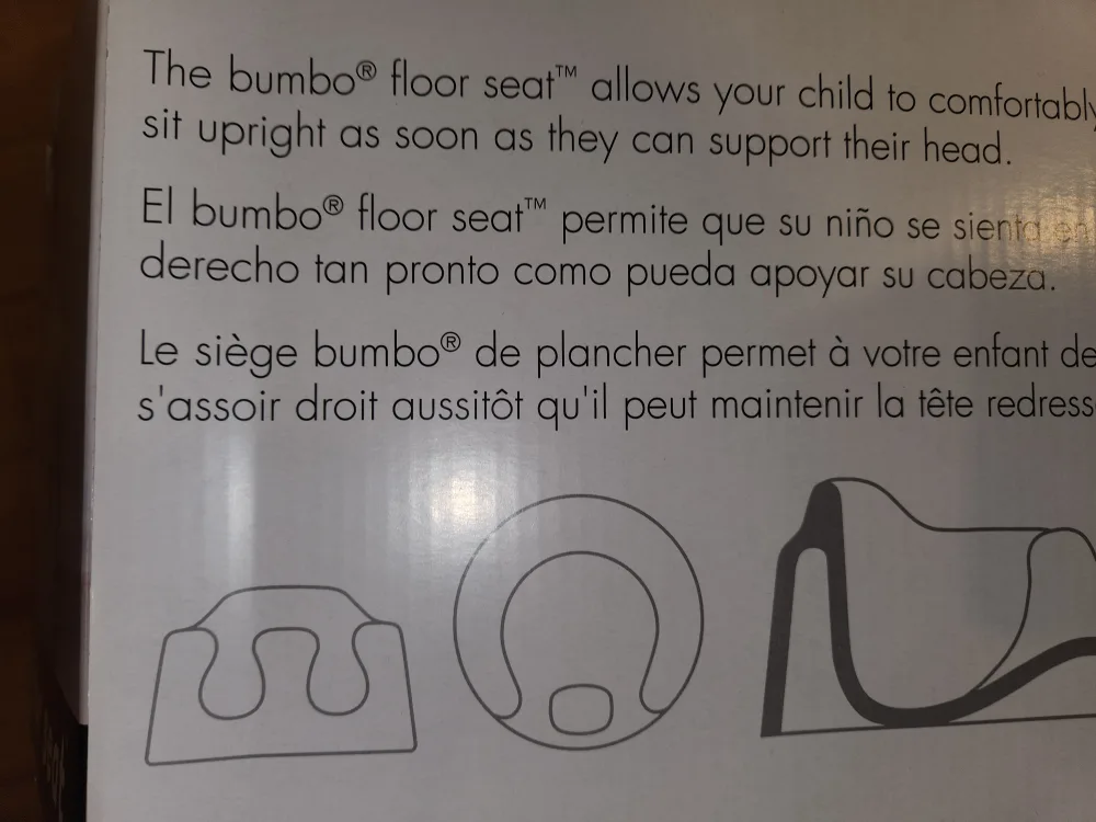 Bumbo Baby Soft Foam Floor Booster Seat with harness image indicator(5)