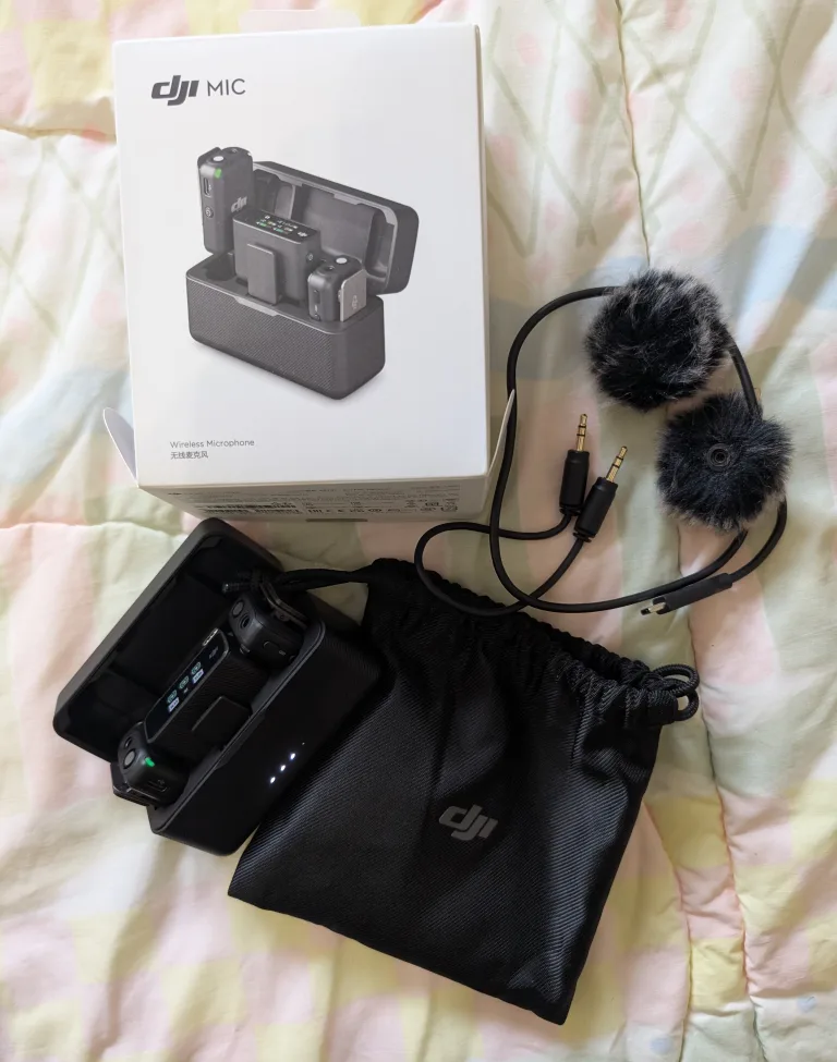 DJI Wireless Microphone System [With Box and Accessories]