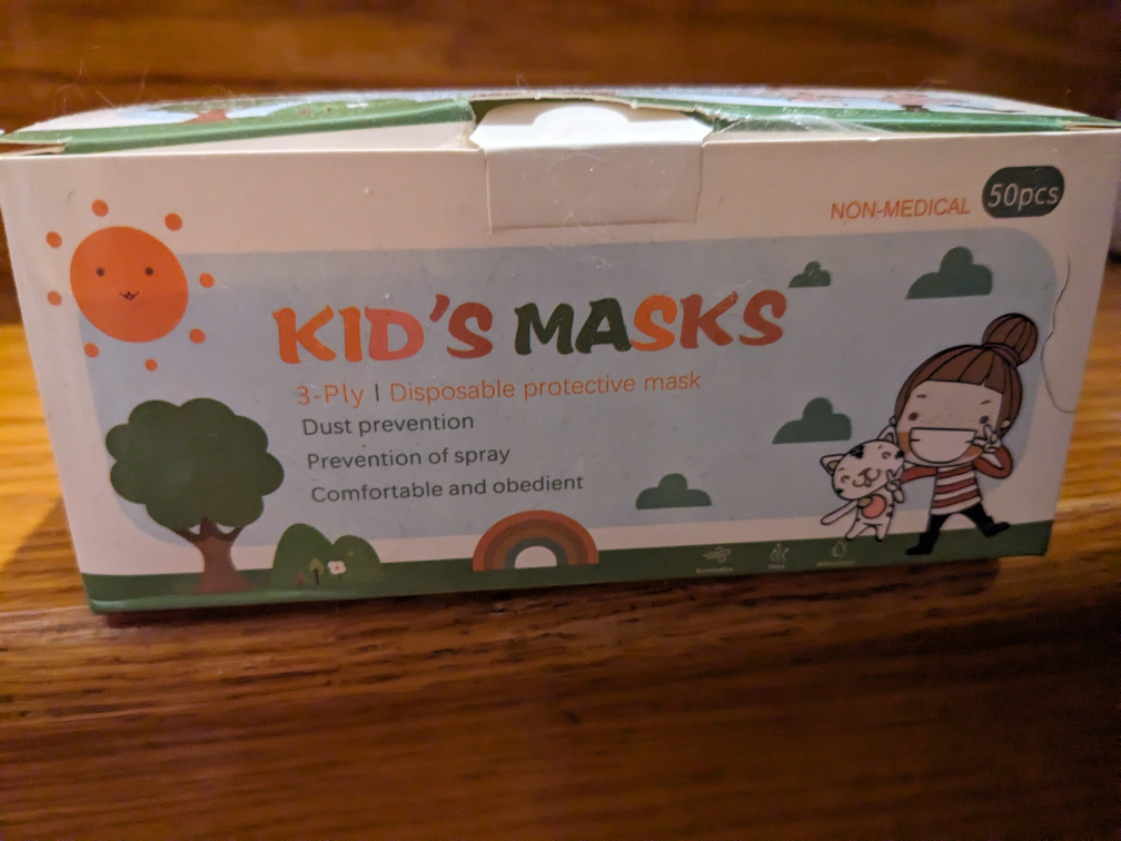 Kid's Masks - 50 Pcs Disposable Protective Mask