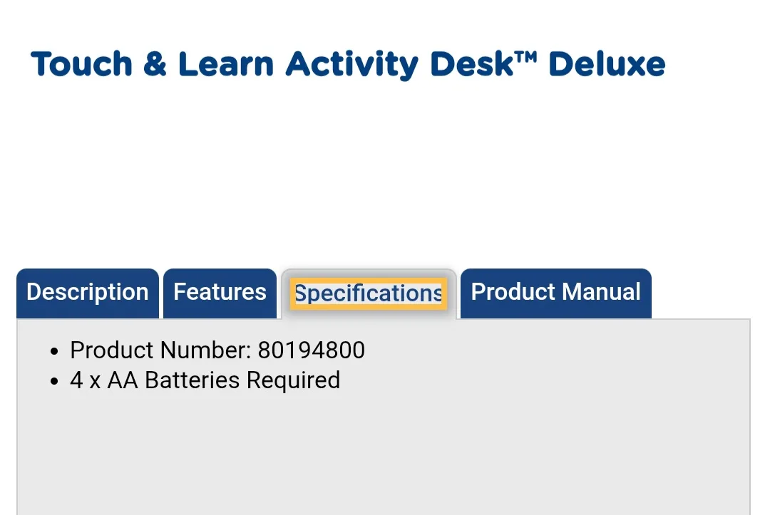 VTech Touch & Learn Activity Desk Deluxe image indicator(9)