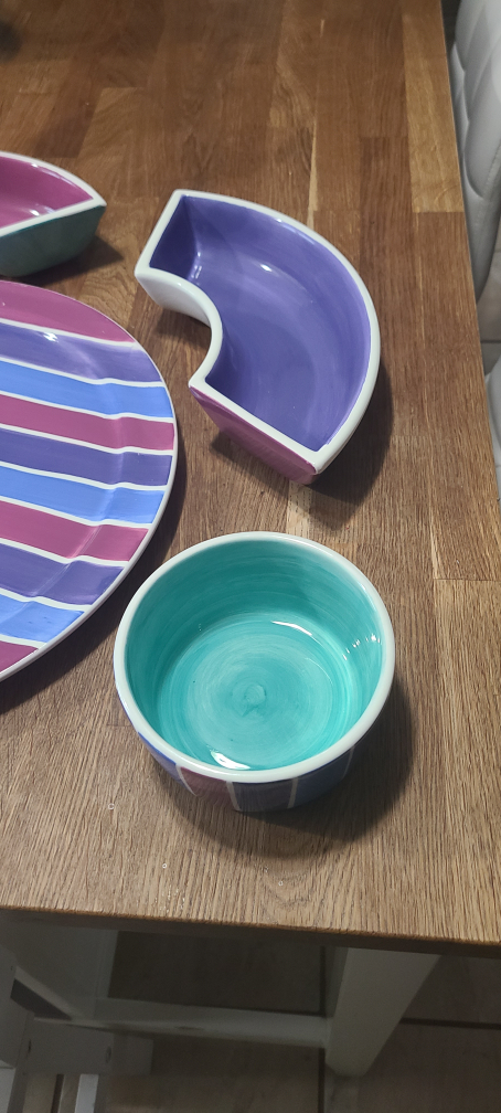 Serving platter with bowls - photo 3