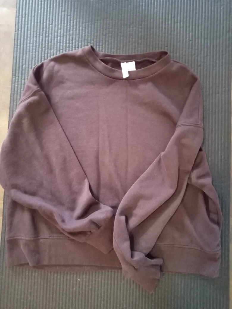 H&M Divided Brown Sweatshirt - Size M thumbnail