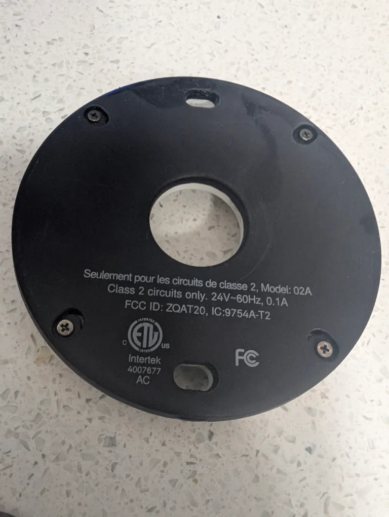 This is a Gen1 Google nest thermostat&backing plate 2.5&5G image indicator(3)