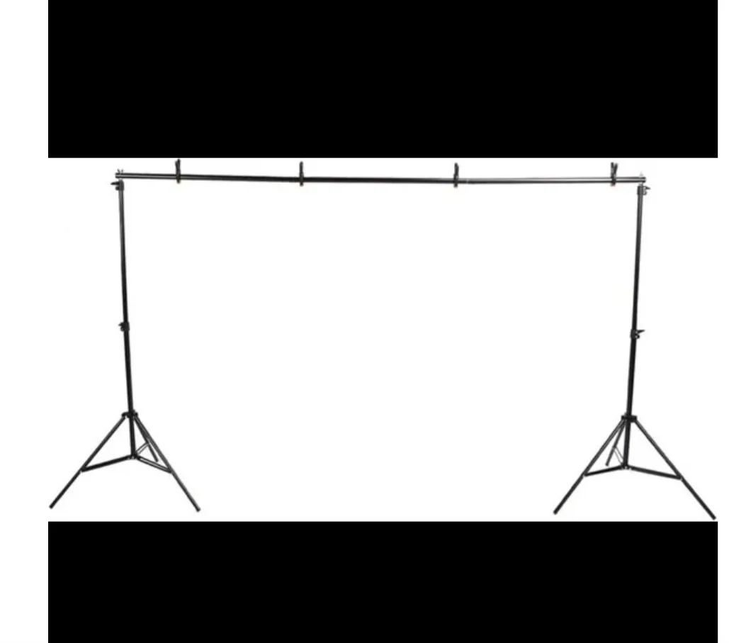 New Adjustable Aluminum Photo Background Back Drop Stand Set thumbnail