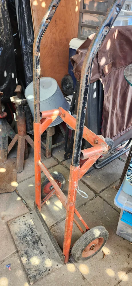 Used Orange Hand Truck Dolly. price firm image indicator(3)