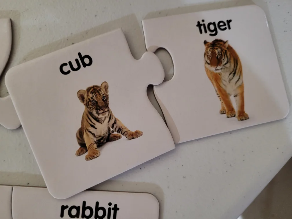 Kids' Learning Puzzle - Animal Words thumbnail