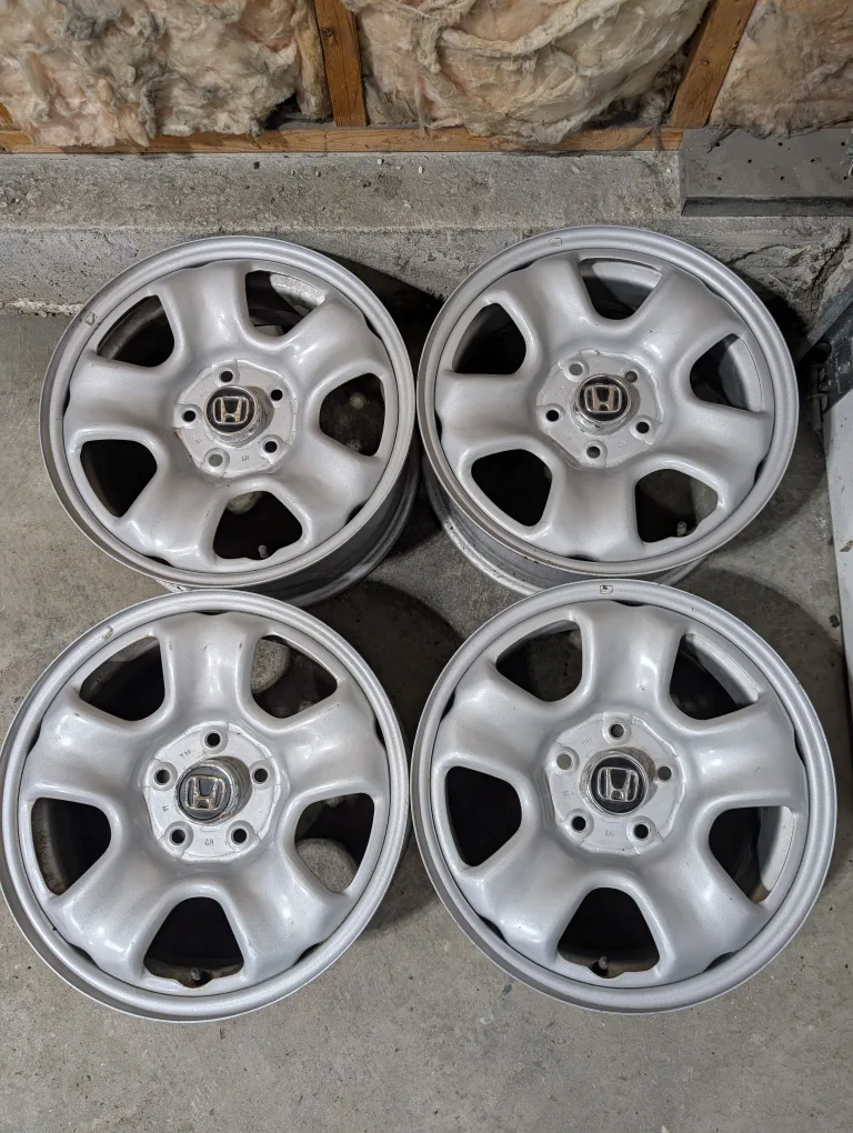 (4)-16 Inch Honda CRV Steel Rims 5x114.3