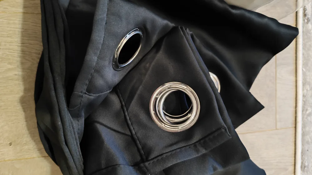 2 Blackout Curtain - Black thumbnail