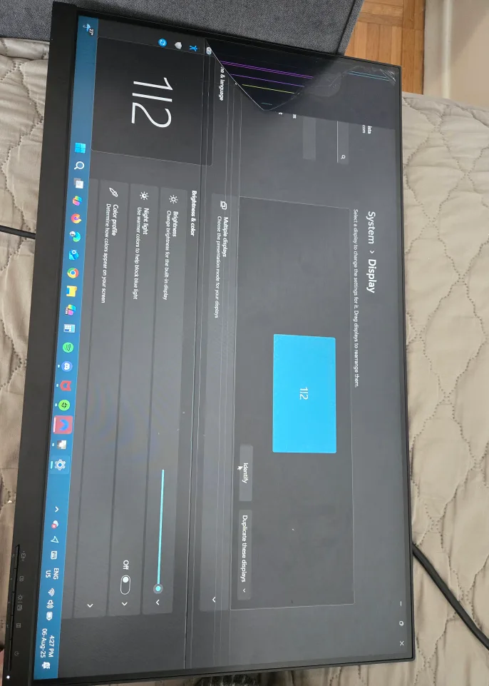 2 Lenovo Monitors - please read description carefully image indicator(2)