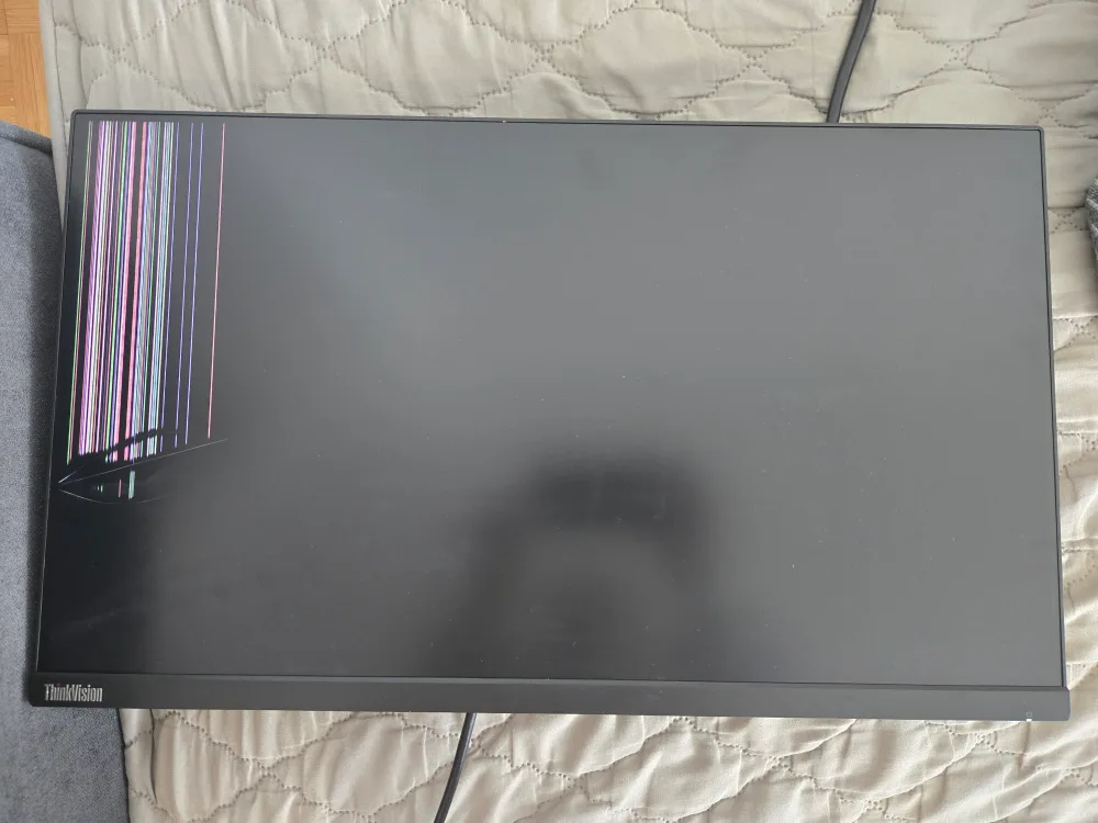 2 Lenovo Monitors - please read description carefully image indicator(3)
