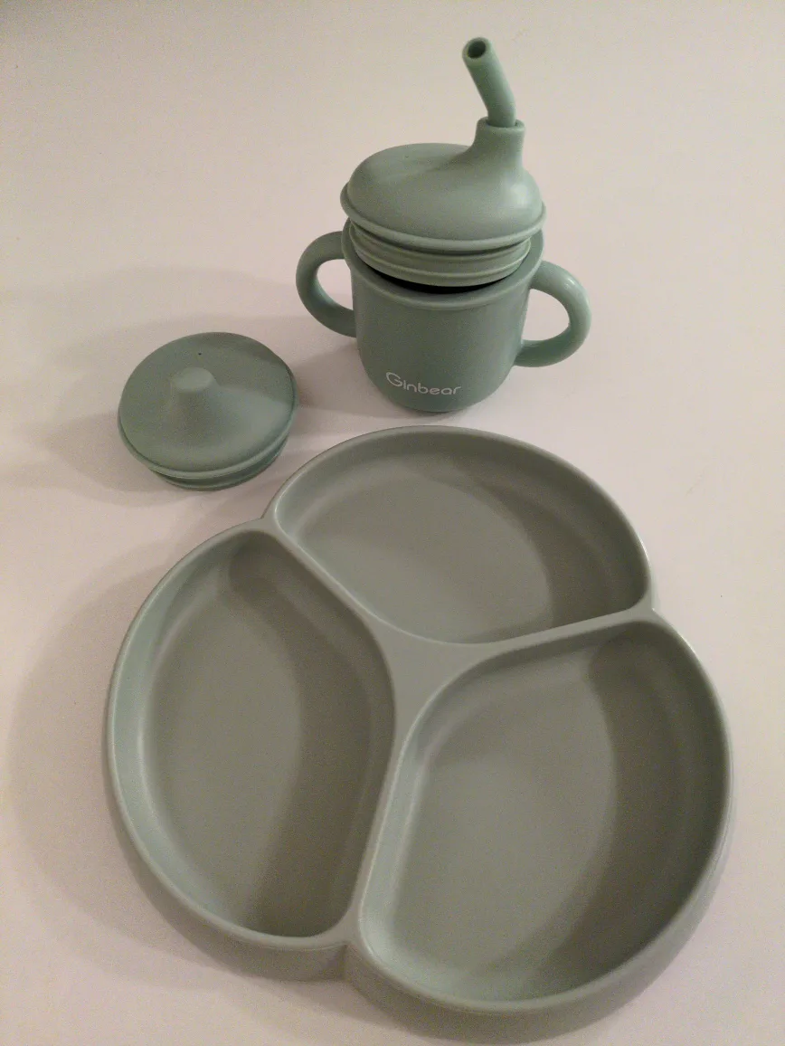 Silicone Baby Toddler Suction Plate & Cup thumbnail