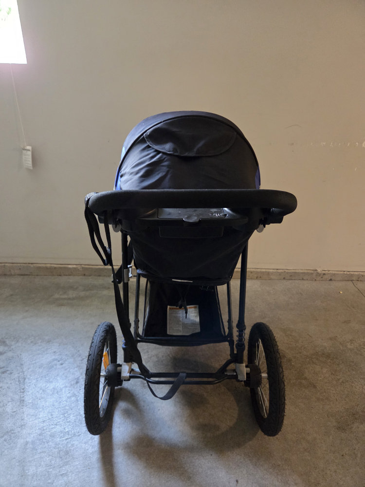 Schwinn Windswept Jogging Stroller - Blue/Black - photo 4