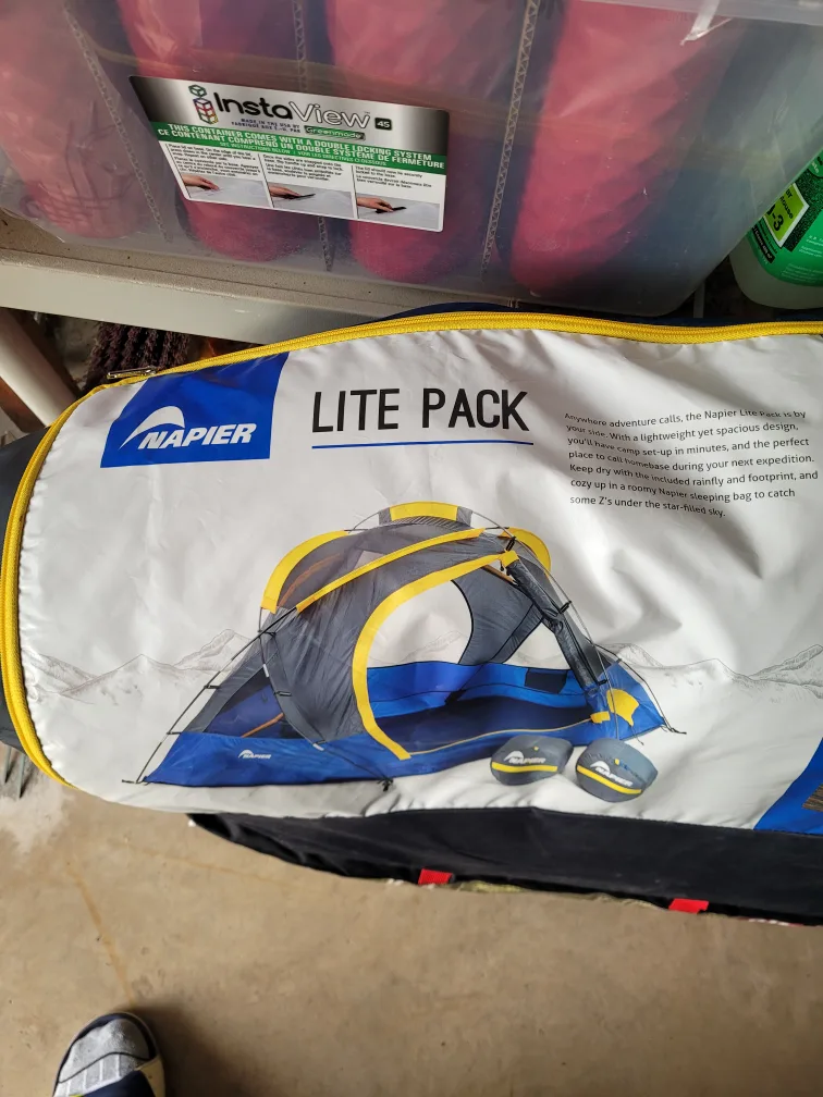 Napier Lite Pack Tent - Sleeps 1-2 Adults thumbnail