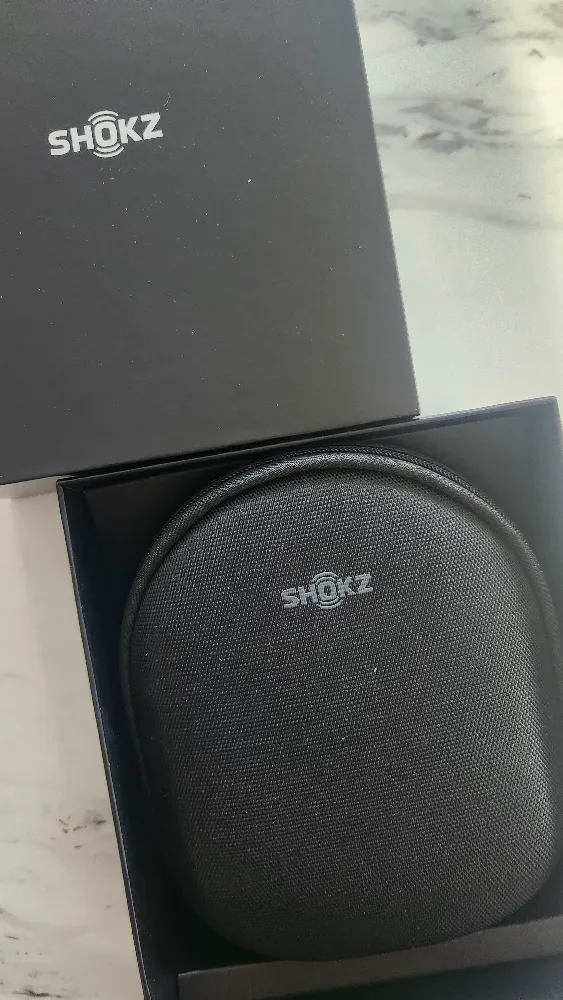 Like-new Shokz OpenRun Bone Conduction Headphones - Black image indicator(4)