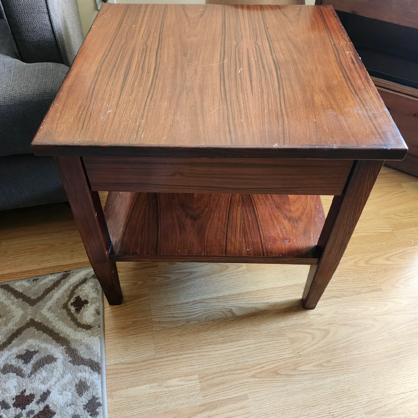 Vintage coffee table and two side tables image indicator(10)