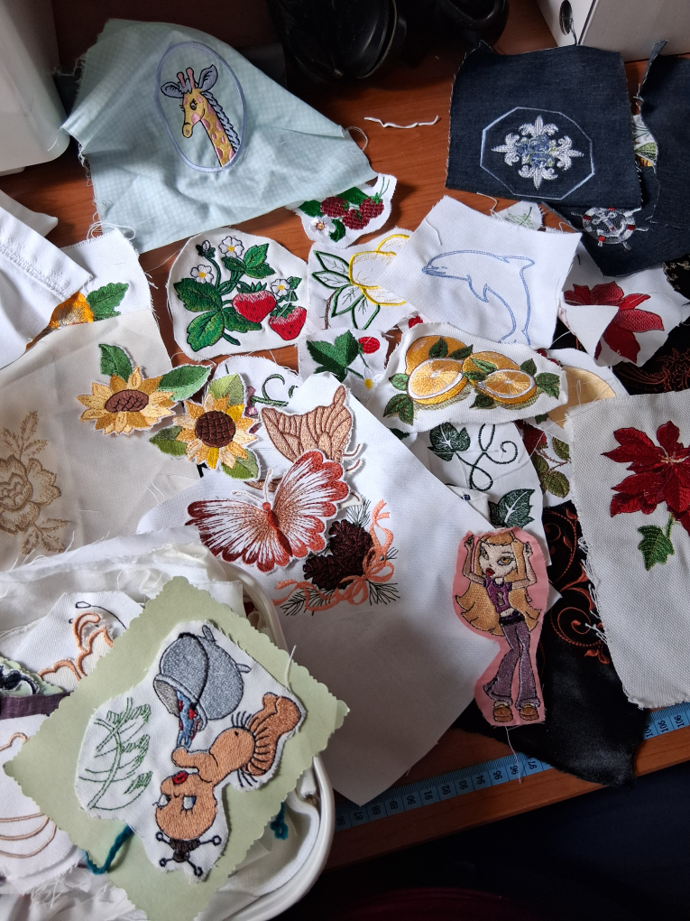 Embroidery samples