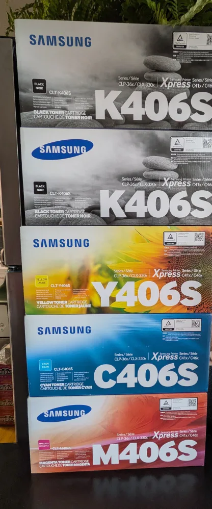 Samsung CLT-K406S, Y406S, C406S, M406S Toner Cartridges thumbnail