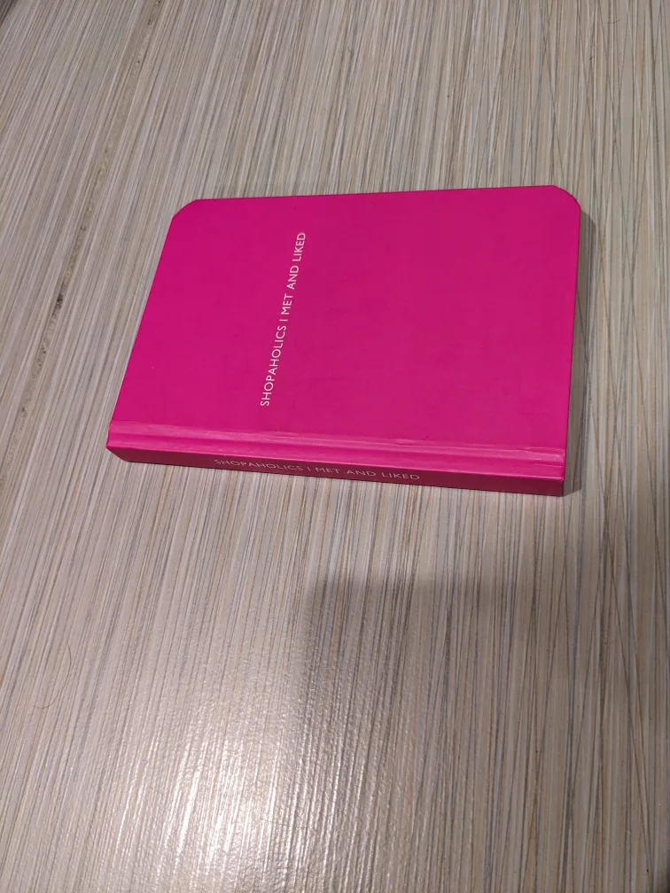 SHOPAHOLICS I MET AND LIKED Pink Notebook image indicator(2)
