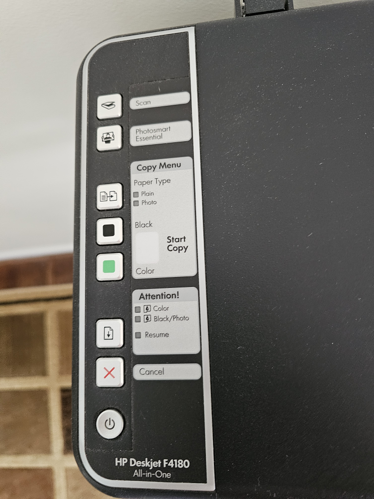 HP Deskjet F4180 All-in-One Printer - photo 2