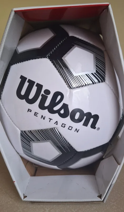 New Wilson Pentagon Soccer Ball - Hero Burger image indicator(3)