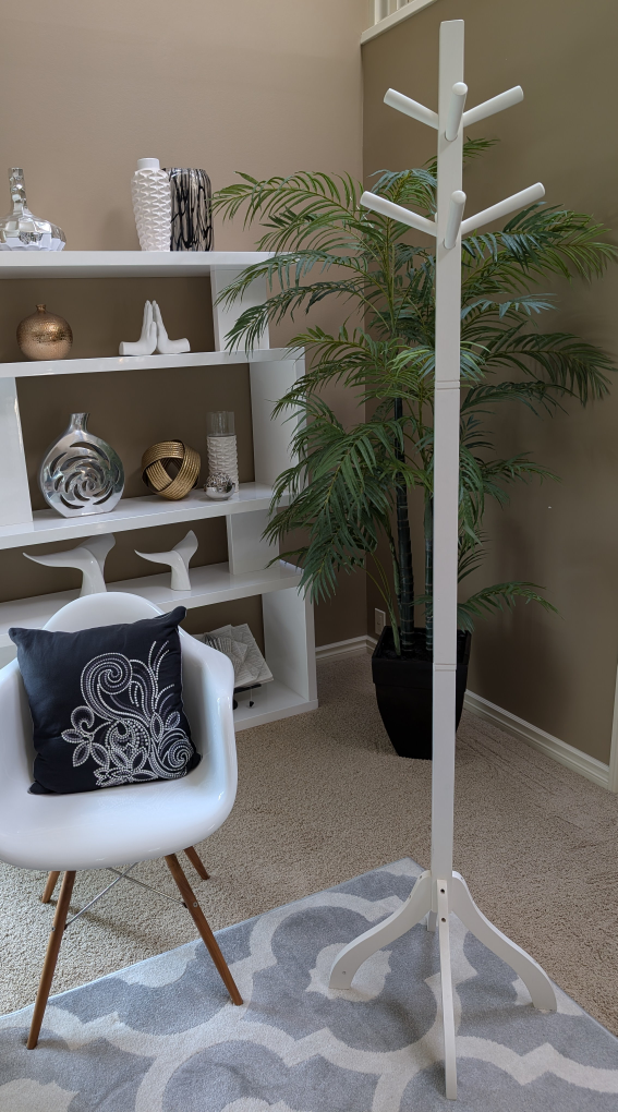 Super Cute White Coat Stand