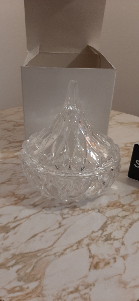 Godinger Crystal Shannon Covered Candy Dish