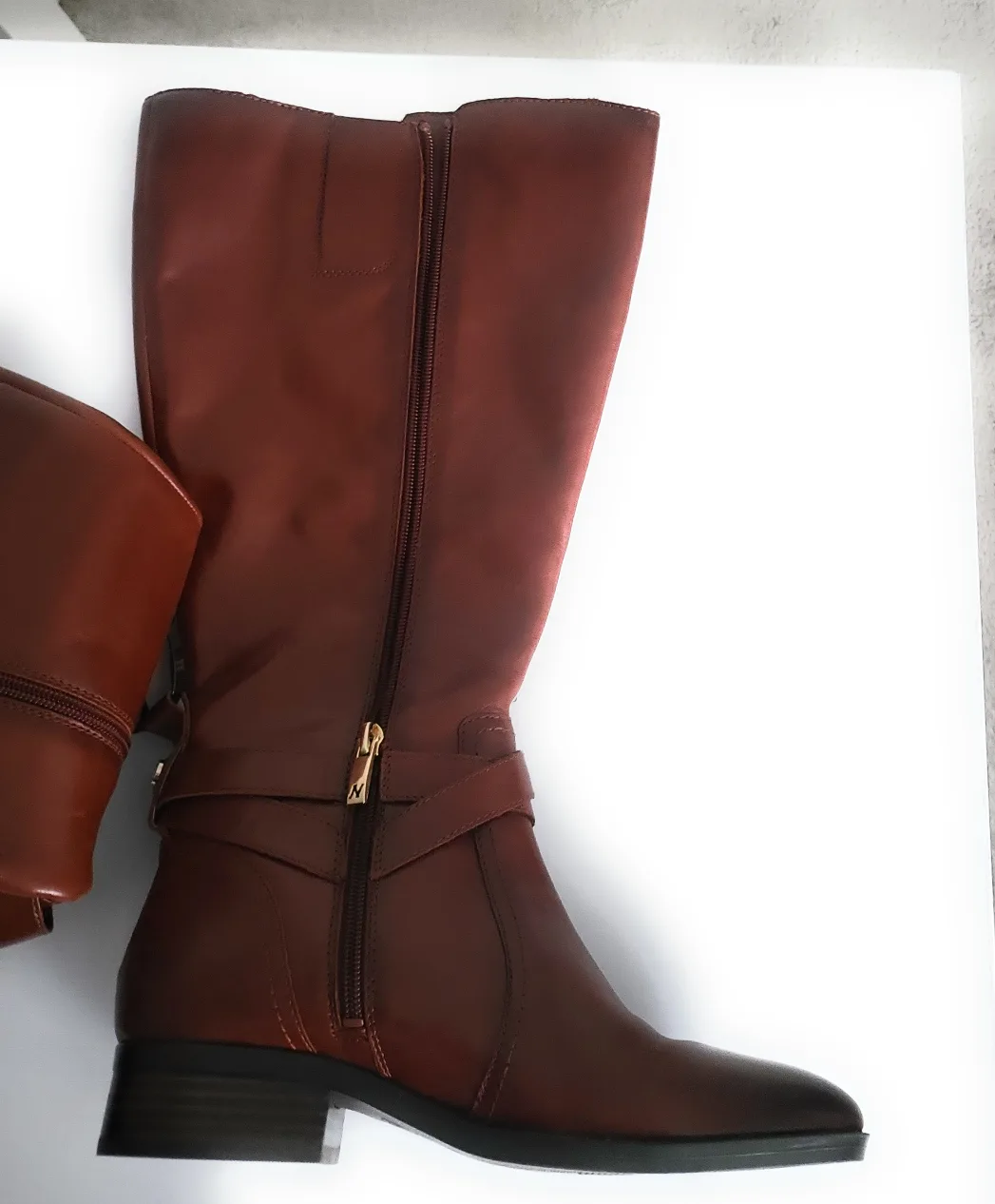 Naturalizer Rena2 Brown Leather Boots - Size 7 image indicator(7)