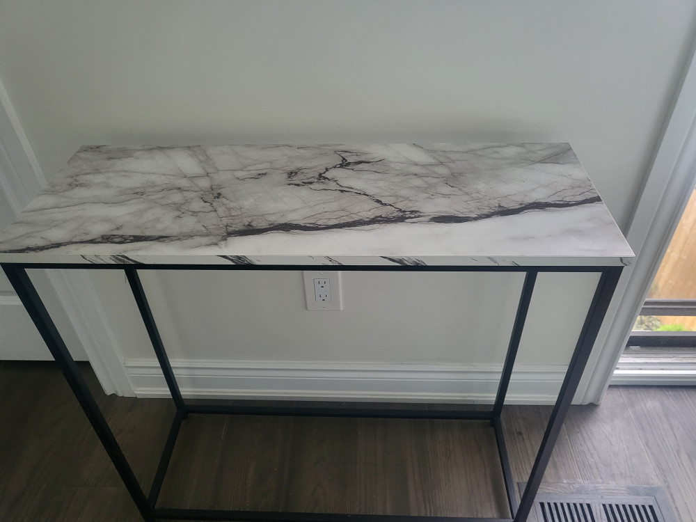 Marble Top Console Table