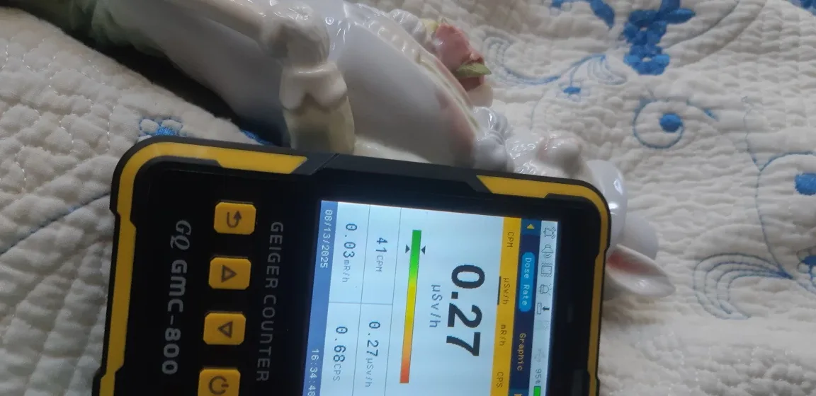 Vintage Uranium glazed Mr. Easter Bunny statue image indicator(9)