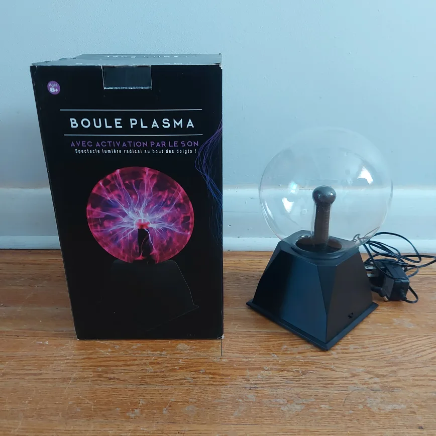 As NEW - Plasma Ball Lamp thumbnail