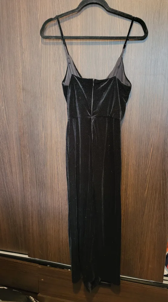 Dynamite Wrap Bodycon Velvet Dress Size: Medium image indicator(4)