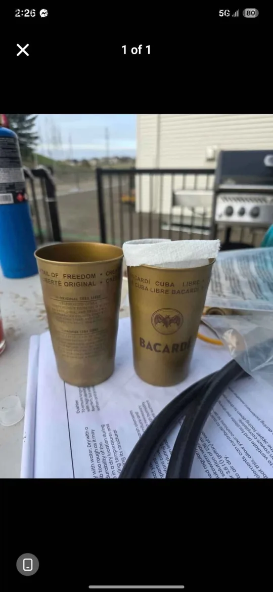 Bacardi Cuba Libre & Freedom Cocktail Cups thumbnail