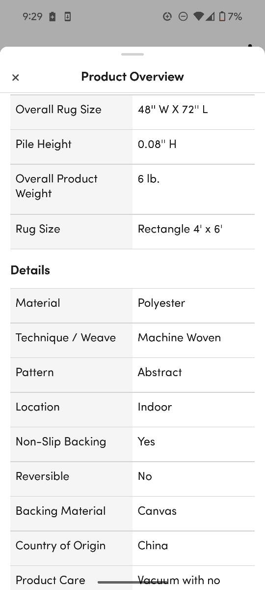Nuloom SpinClean Machine Washable Rug 4ftx6ft - photo 3
