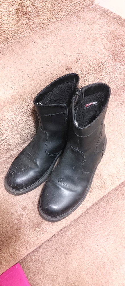 Men's Black Leather Ankle Boots