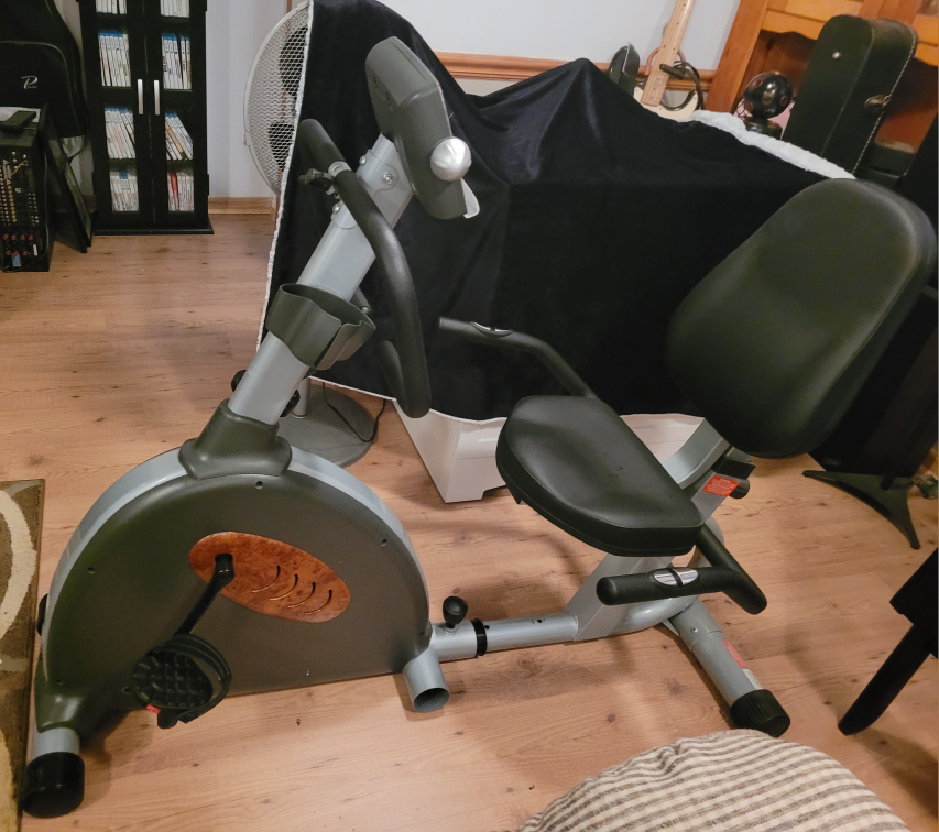Life Gear Two-In-One Recumbent Bike